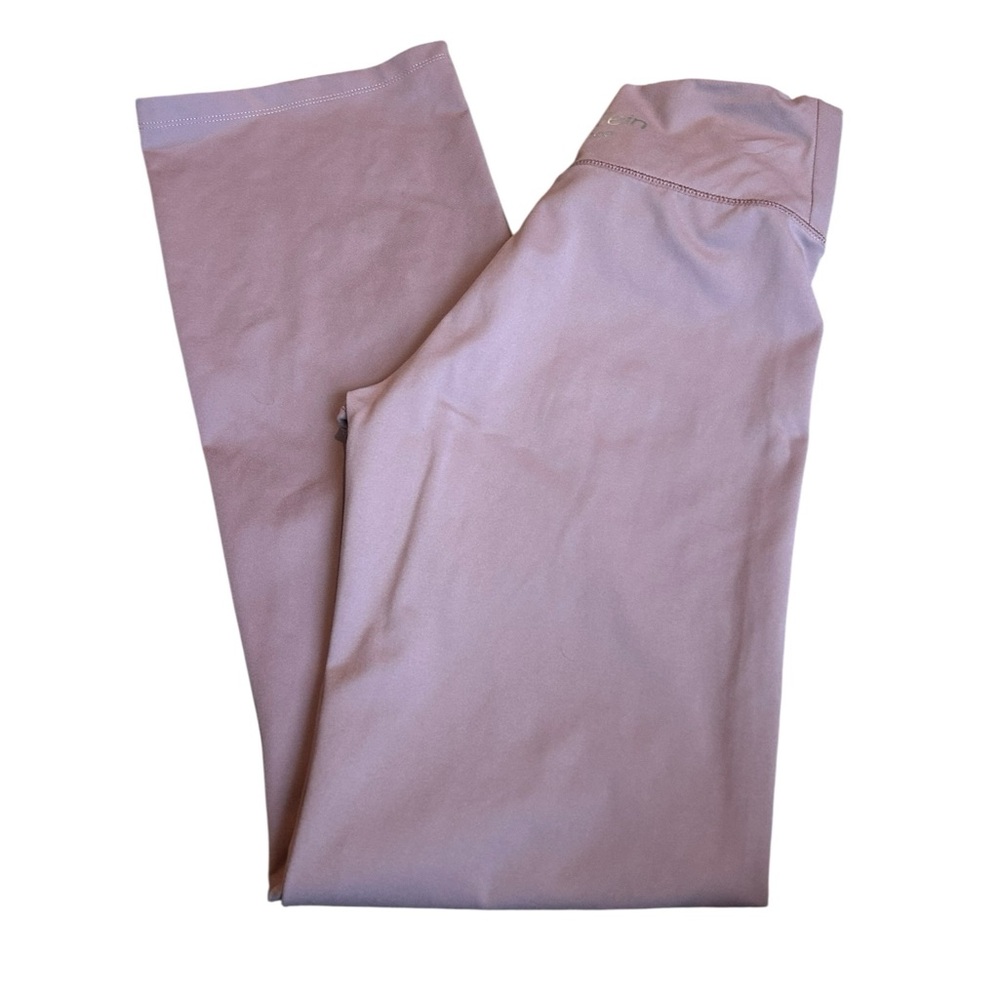 CALVIN KLEIN mauve wide leg leggings